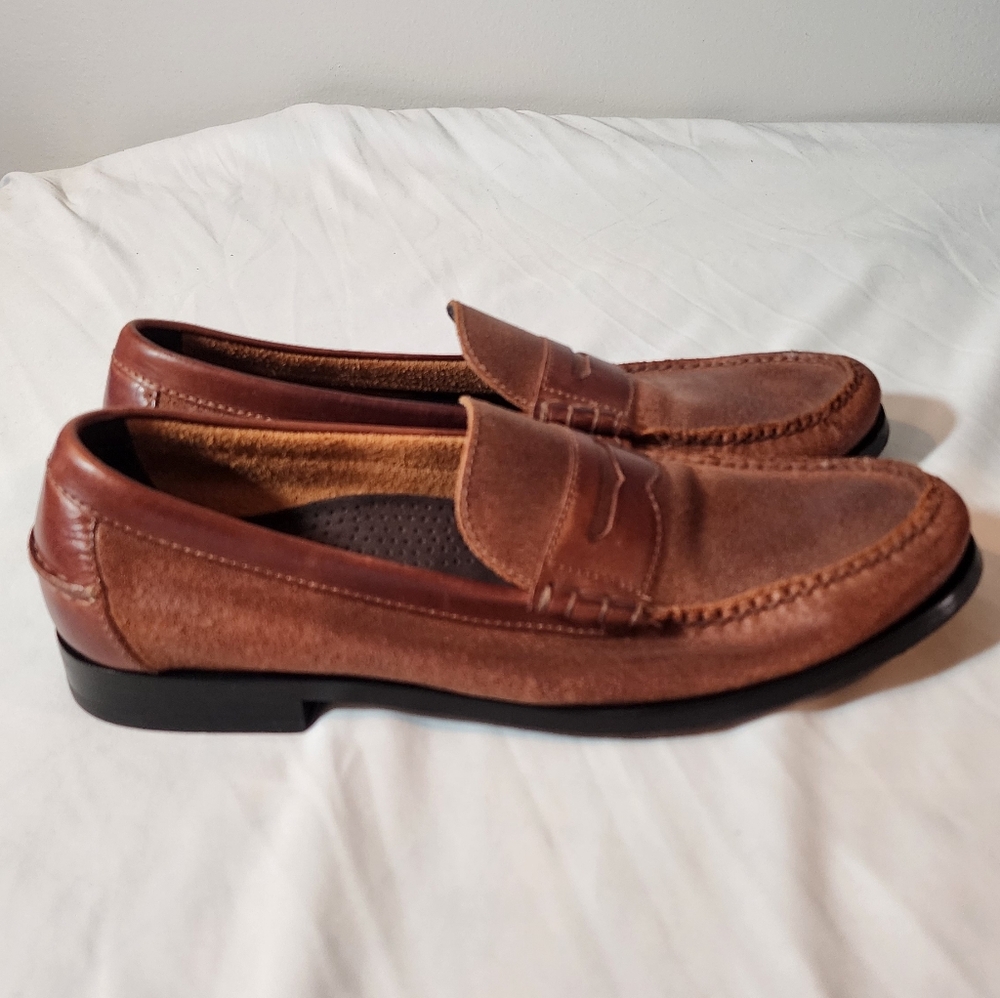 Cole Haan Pinch Penny Loafers Mens Shoes Size 10.5M Brown Slip On Casual Dress